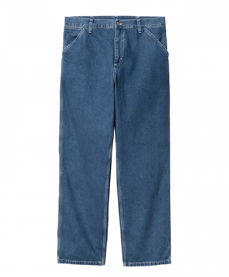 CARHARTT WIP SIMPLE PANT BLUE STONE WASHED