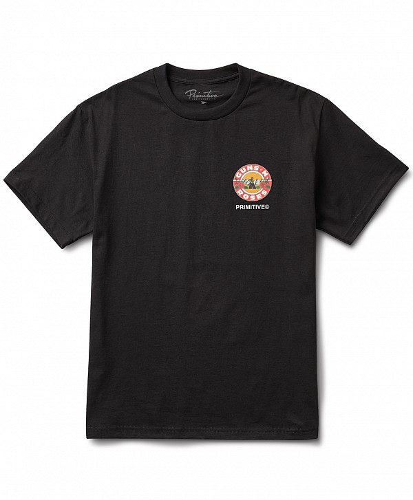PRIMITIVE X GUNS N' ROSES NEXT DOOR TEE BLACK