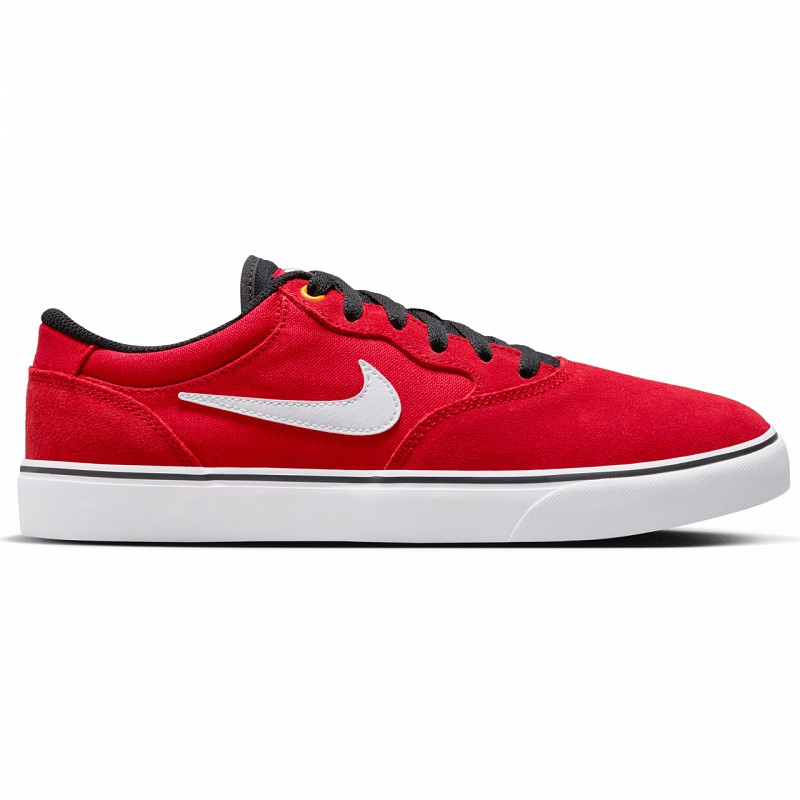 NIKE SB CHRON 2 UNIVERSITY RED WHITE BLACK WHITE SHOES Color