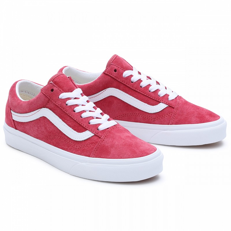 VANS OLD SKOOL PIG SUEDE HOLLY BERRY SHOES Color Skates Athens Skateboardings Finest colorskates