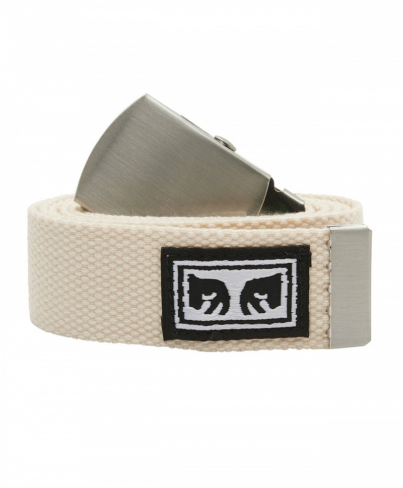 OBEY BIG BOY WEB BELT UNBLEACHED