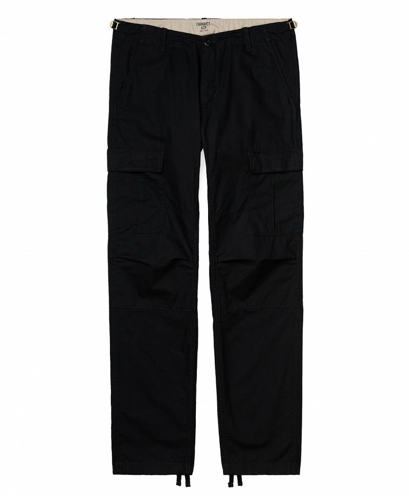CARHARTT WIP AVIATION PANT BLACK RINSED