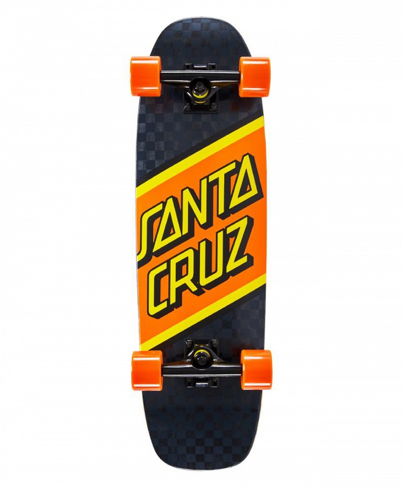 SANTA CRUZ FAST LANE STREET CRUISER 8.4 X 29.4 BLACK/YELLOW/ORANGE