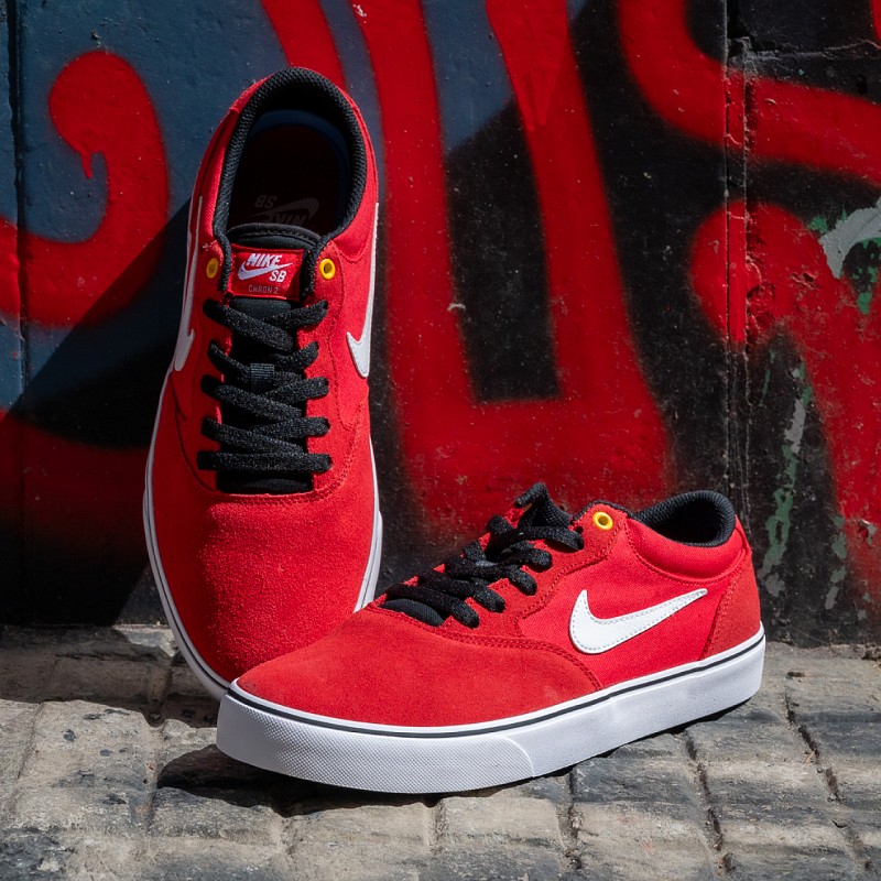 Nike sb janoski university red canvas skate shoes shop