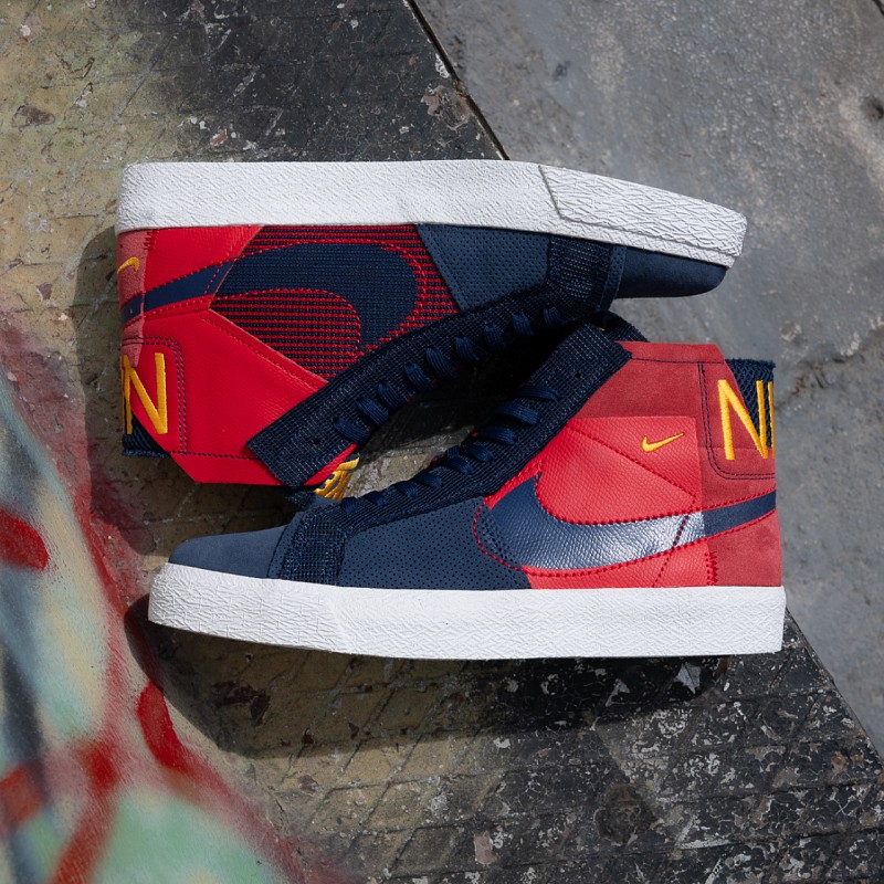 ★NIKE★ Blazer Room Mid W Black University Red Racer Blue B W Nike Blazer Roam Mid (Black/Racer Blue) – Corporate