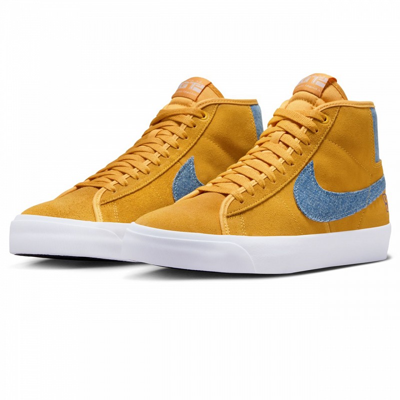 NIKE SB BLAZER MID PRO GT UNIVERSITY GOLD/GAME ROYAL