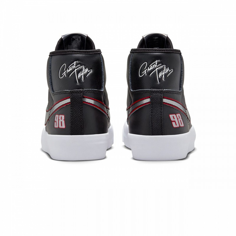 NIKE SB BLAZER MID PRO GT BLACK/METALLIC SILVER/UNIVERSITY RED