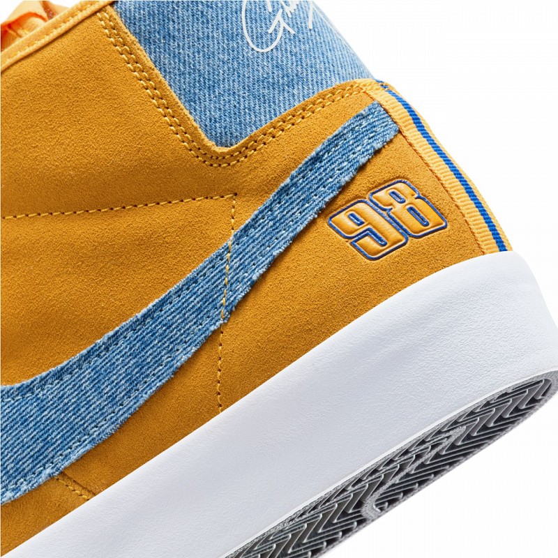 NIKE SB BLAZER MID PRO GT UNIVERSITY GOLD/GAME ROYAL