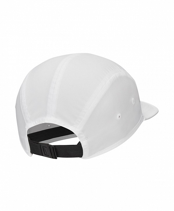 NIKE DRI-FIT FLY UNSTRUCTURED METAL SWOOSH CAP WHITE/ANTHRACITE/BLACK