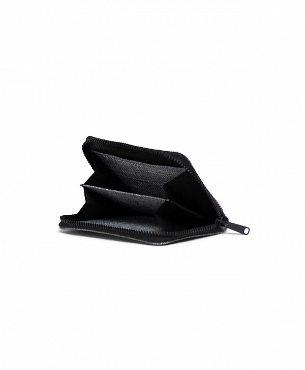 HERSCHEL TYLER WALLET RAVEN CROSSHATCH