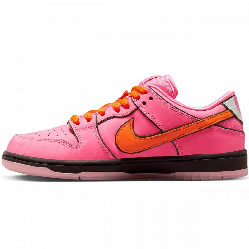 NIKE SB X THE POWERPUFF GIRLS DUNK LOW BLOSSOM LOTUS PINK