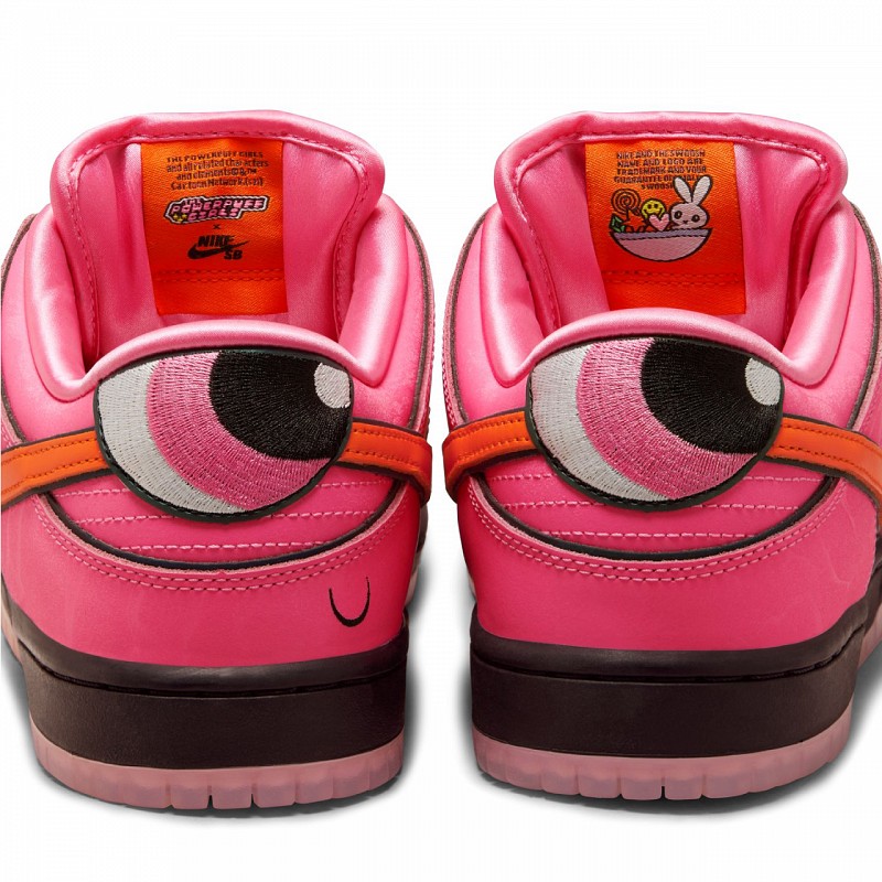 NIKE SB X THE POWERPUFF GIRLS DUNK LOW BLOSSOM LOTUS PINK