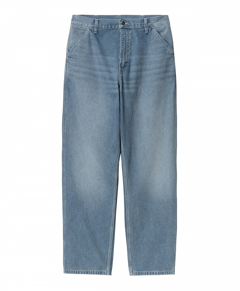 CARHARTT WIP SIMPLE PANT BLUE LIGHT TRUE WASHED