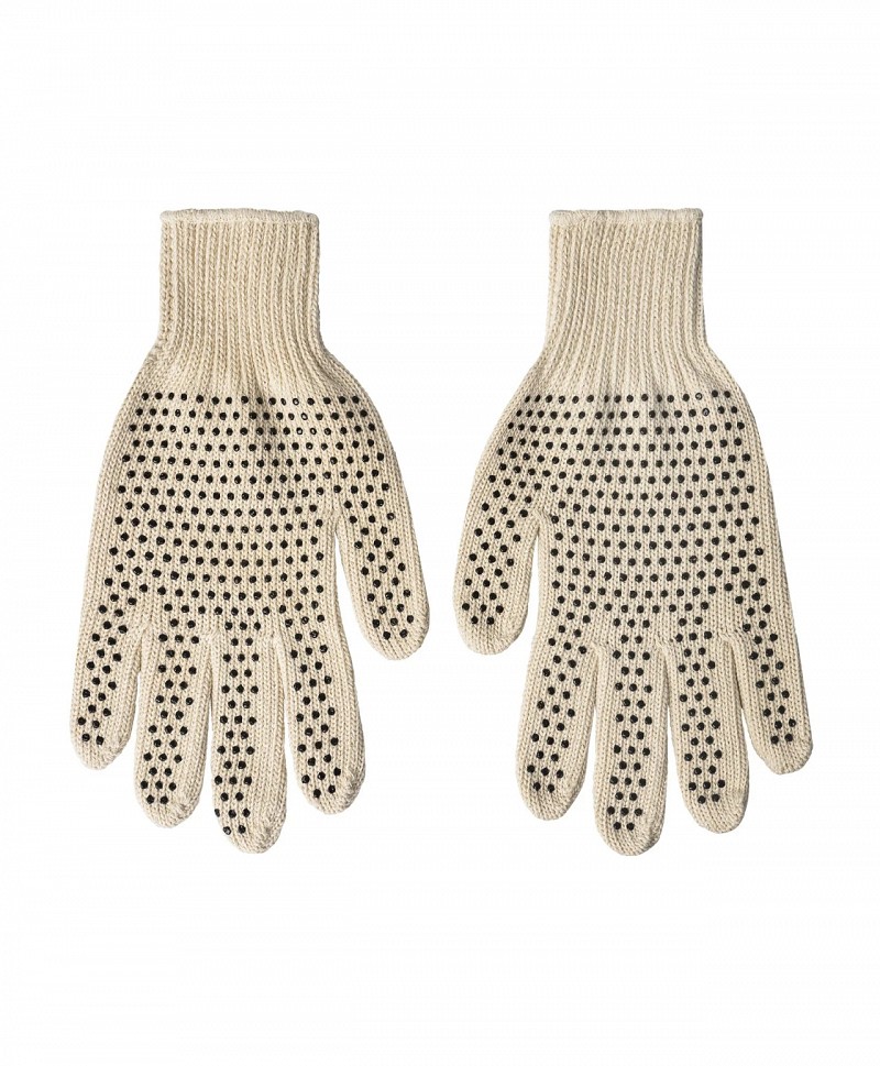 TIRED BONES WORK GLOVES NATURAL/ BLACK