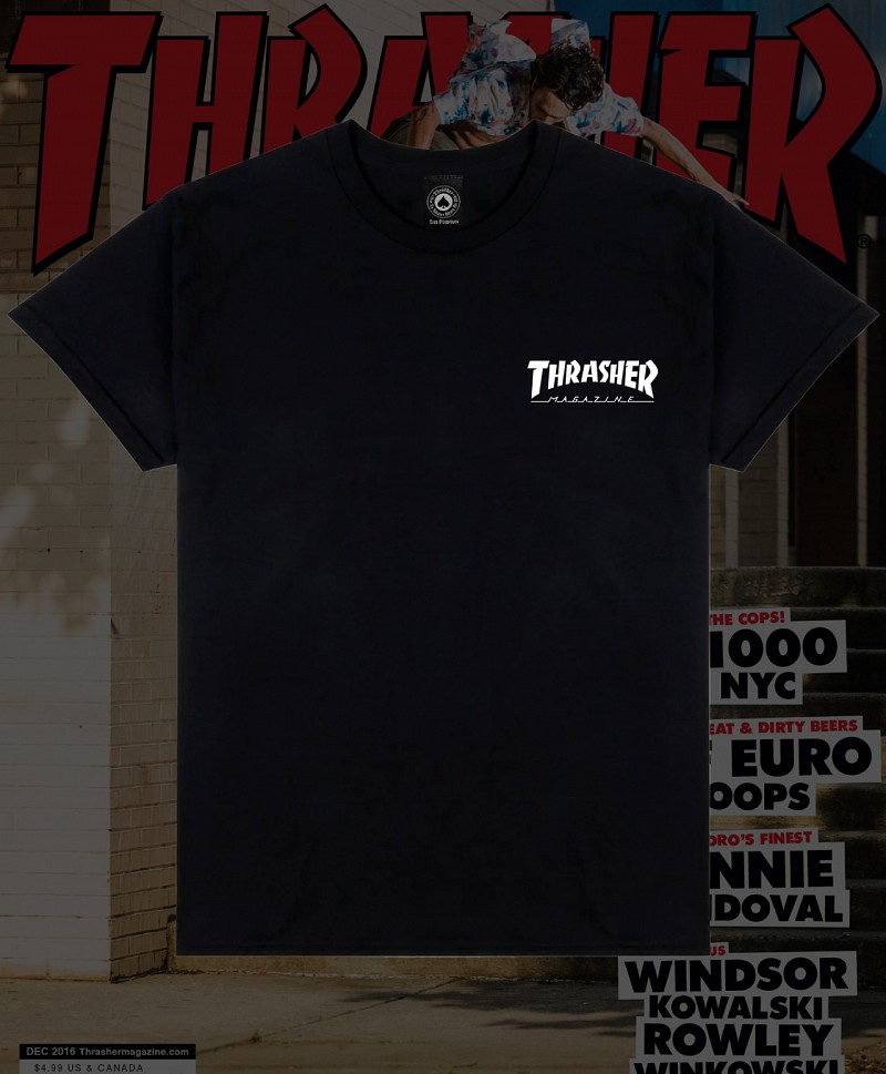 THRASHER LITTLE THRASHER TEE BLACK