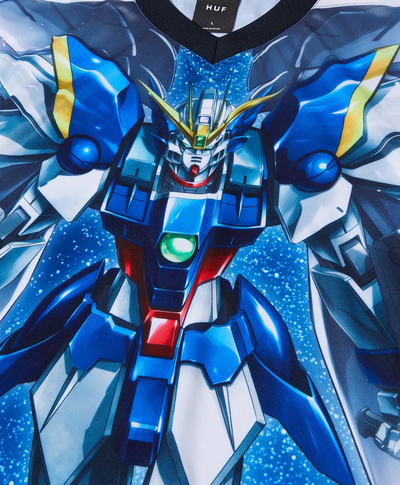 HUF X GUNDAM WING UNIT SOCCER JERSEY MULTI