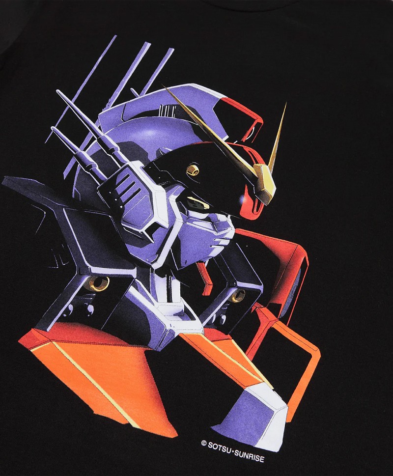 HUF X GUNDAM HEAVY ARMS TEE BLACK