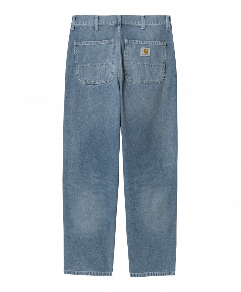 CARHARTT WIP SIMPLE PANT BLUE LIGHT TRUE WASHED