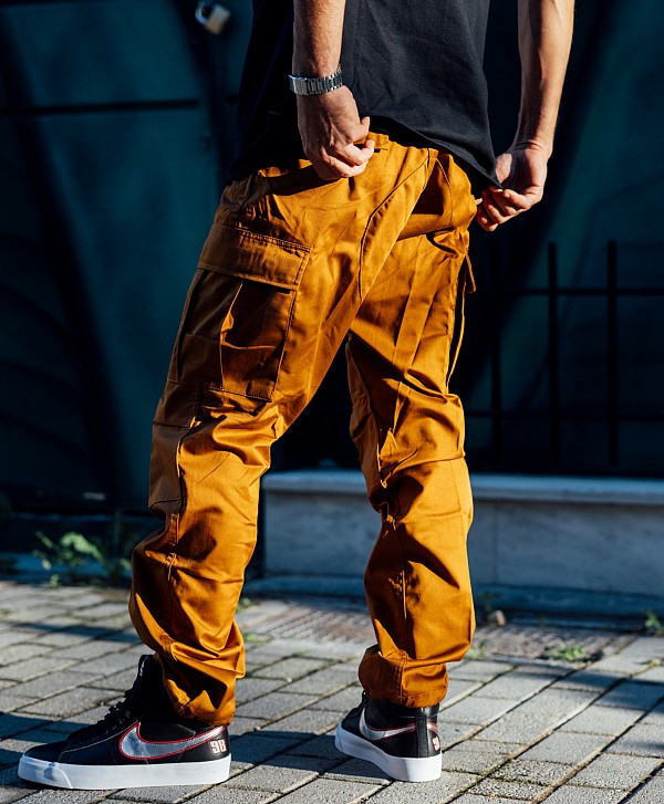 COLOR I-5 CARGO PANTS TOFFEE