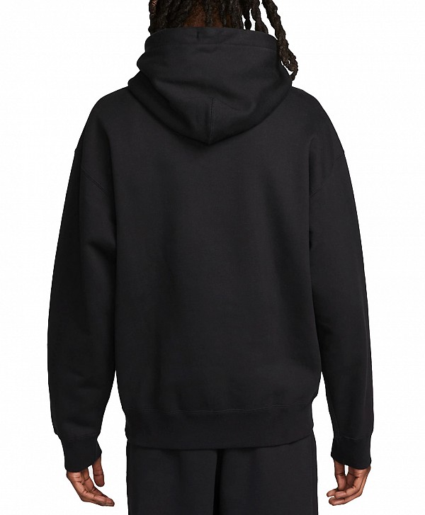 NIKE SOLO SWOOSH HOOD BLACK/WHITE