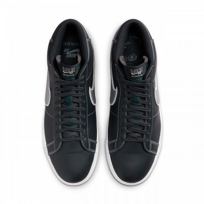 NIKE SB X MASON SILVA BLAZER MID BLACKENDED BLUE/WOLF GREY-BLACKENDED BLUE