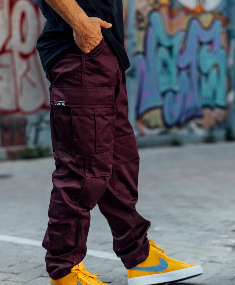 Buy online Maroon Solid Cargo Trouser from Bottom Wear for Men by The  Indian Garage Co for ₹1009 at 52% off | 2024 Limeroad.com
