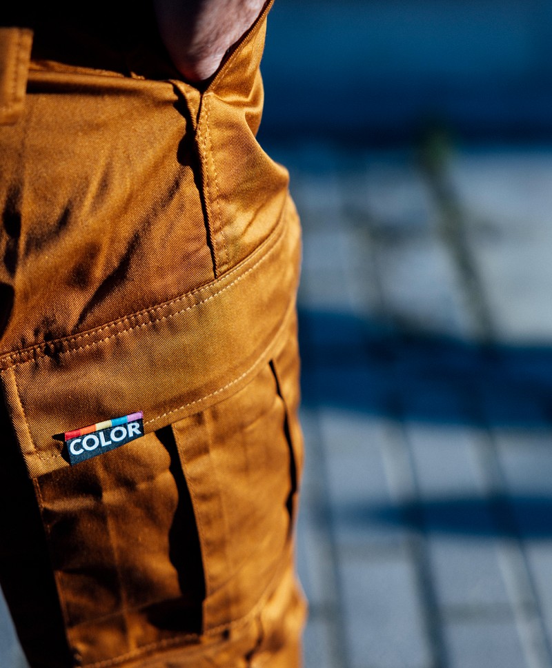 COLOR I-5 CARGO PANTS TOFFEE