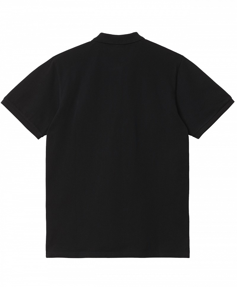 CARHARTT WIP CHASE POLO BLACK/GOLD