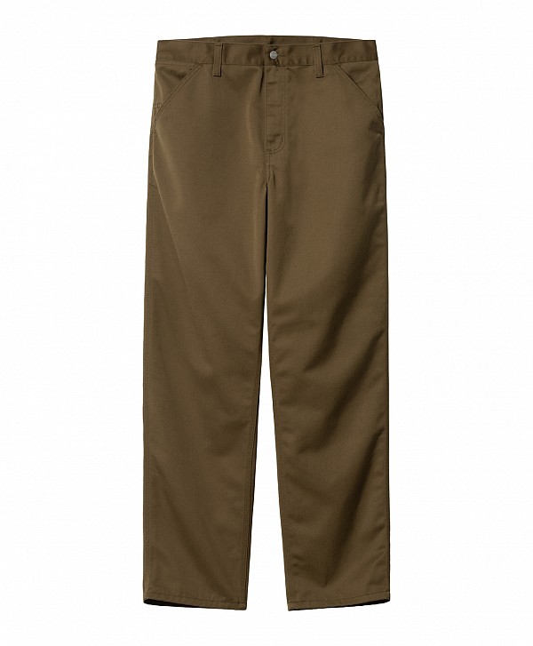 CARHARTT WIP SIMPLE PANT LUMBER RINSED
