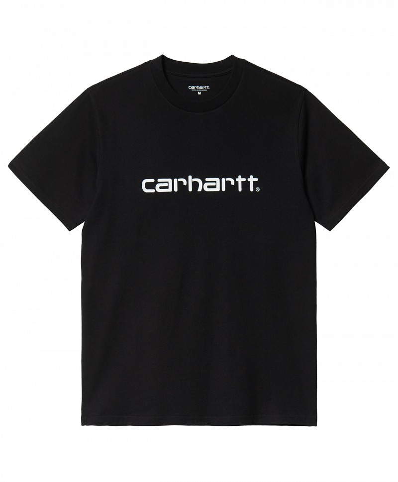 CARHARTT WIP SCRIPT TEE BLACK/WHITE