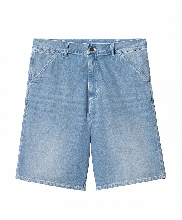 CARHARTT WIP SIMPLE SHORT BLUE LIGHT TRUE WASHED