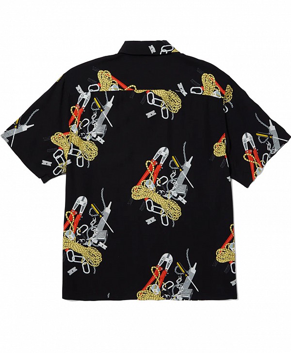 HUF SKIDROKYO RESORT SHIRT BLACK