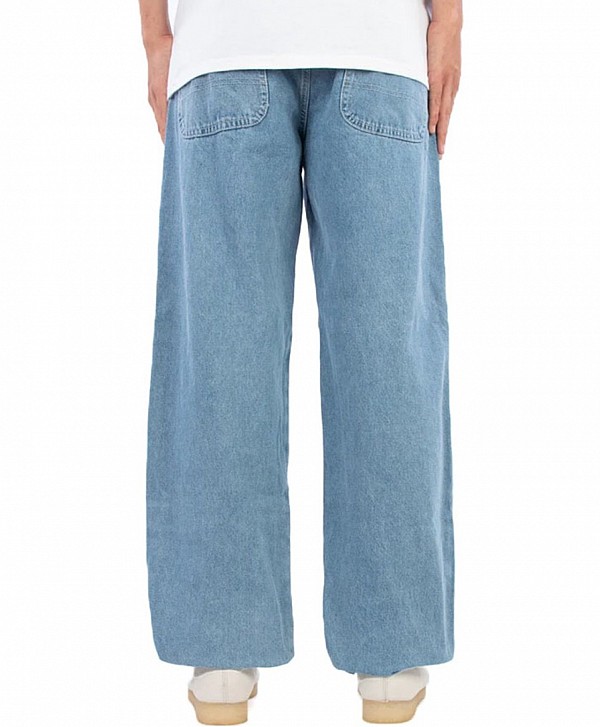 DICKIES DOUBLE KNEE DENIM PANT LIGHT WASH BLUE