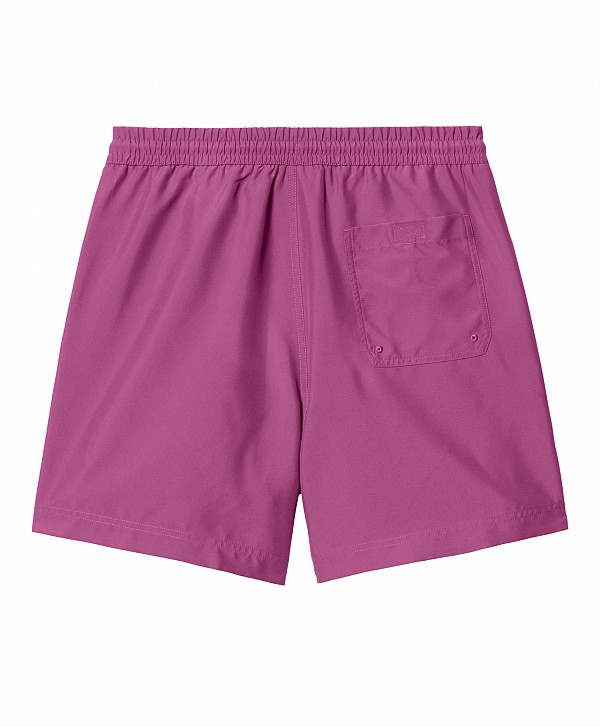 CARHARTT WIP CHASE SWIM TRUNKS MAGENTA/GOLD