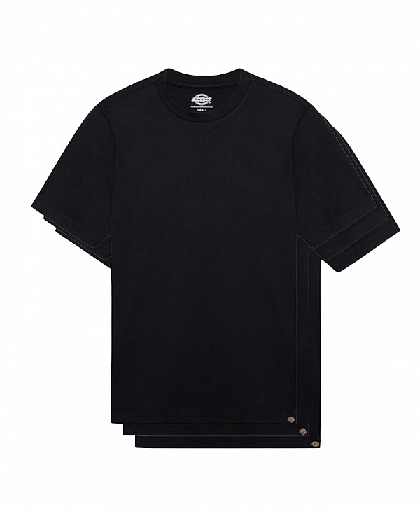 DICKIES 3-PACK TEES BLACK