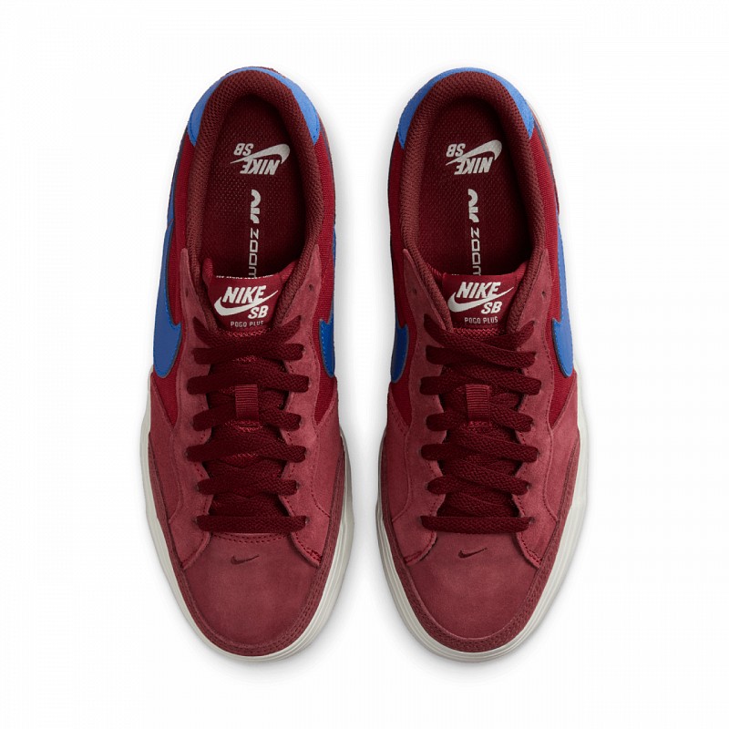 NIKE SB POGO PLUS TEAM RED/HYPER ROYAL/DARK TEAM RED