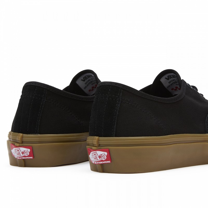 ◆VANS◆ヴァンズ SKATE AUTHENTIC VN0A5FC80I4 BLACK/BLACK/GUM Skate Authentic Shoe en Black / Gum | Vans CA