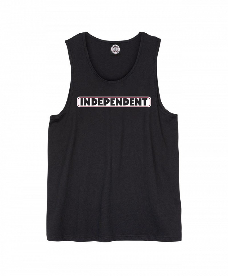 INDEPENDENT BAR LOGO VEST BLACK
