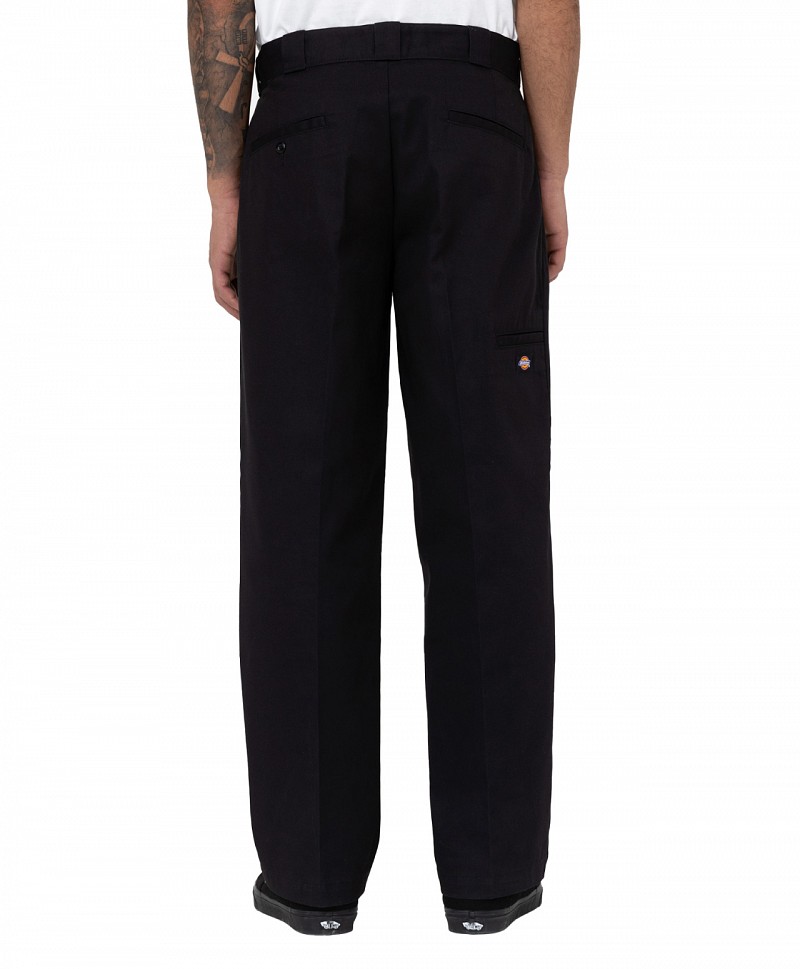 DICKIES DOUBLE KNEE WORK PANTS BLACK