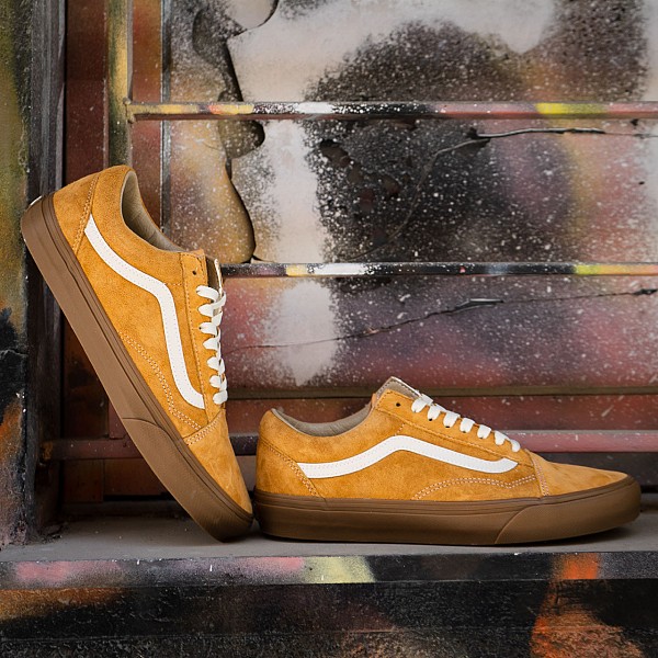 VANS OLD SKOOL PIG SUEDE GUM/ANTELOPE