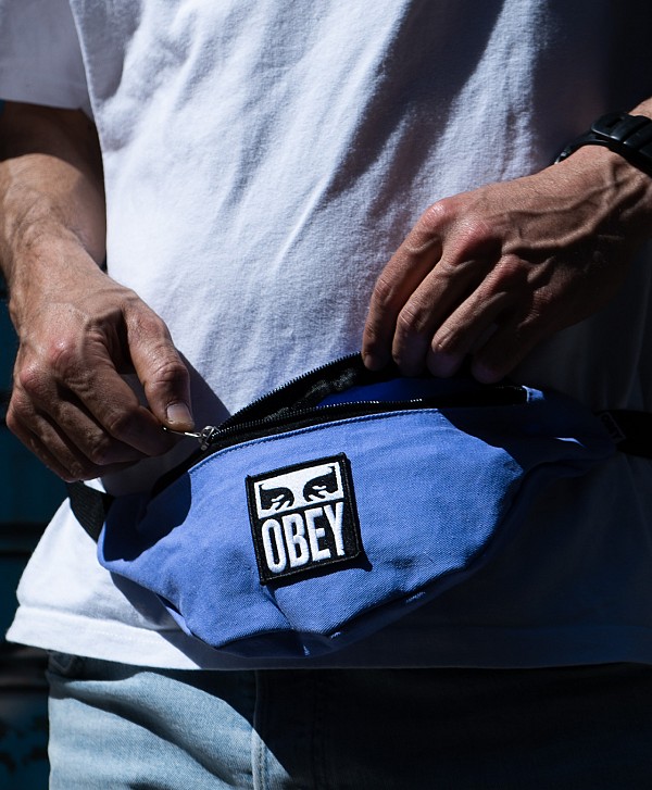 OBEY WASTED HIP PACK II PIGMENT HYDRANGEA