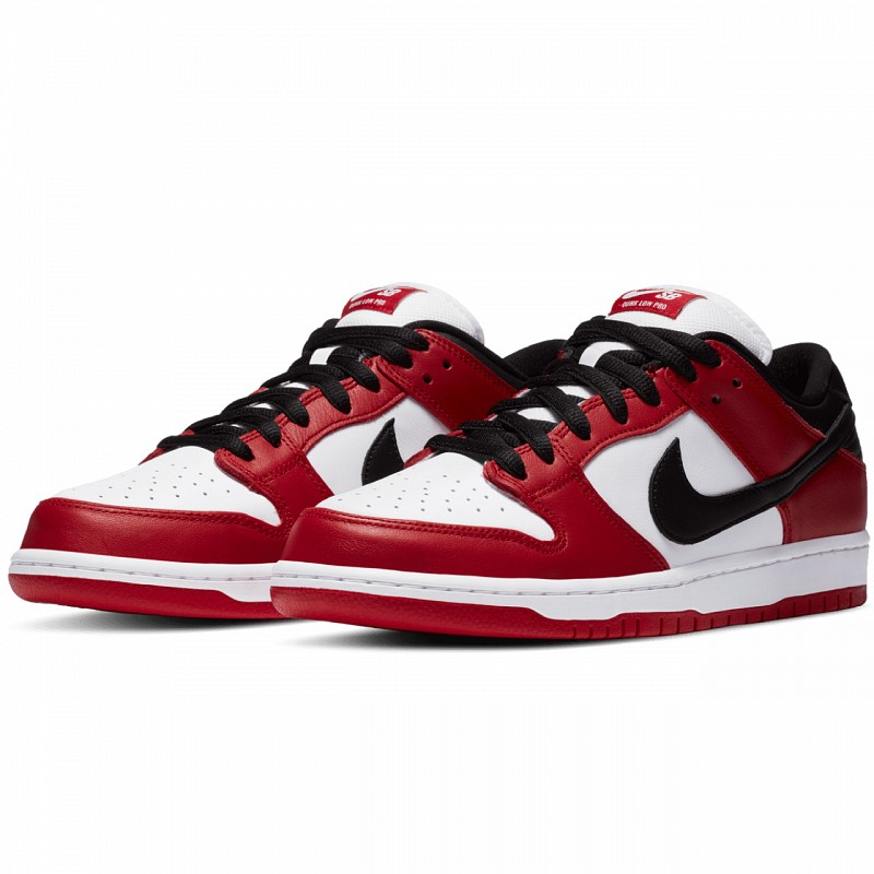 【Nike SB】 正規品★ Dunk Low Pro Chicago Varsity Red Black Nike Sb Dunk Low Pro J-Pack Chicago Varsity Red Black-White