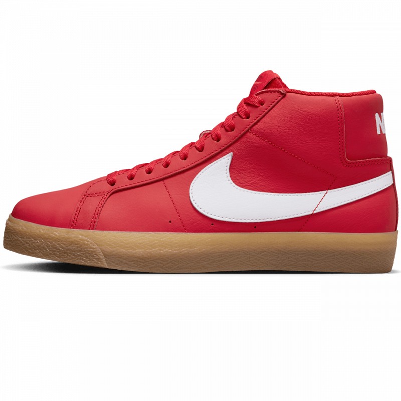 NIKE SB BLAZER MID UNIVERSITY RED/WHITE-WHITE