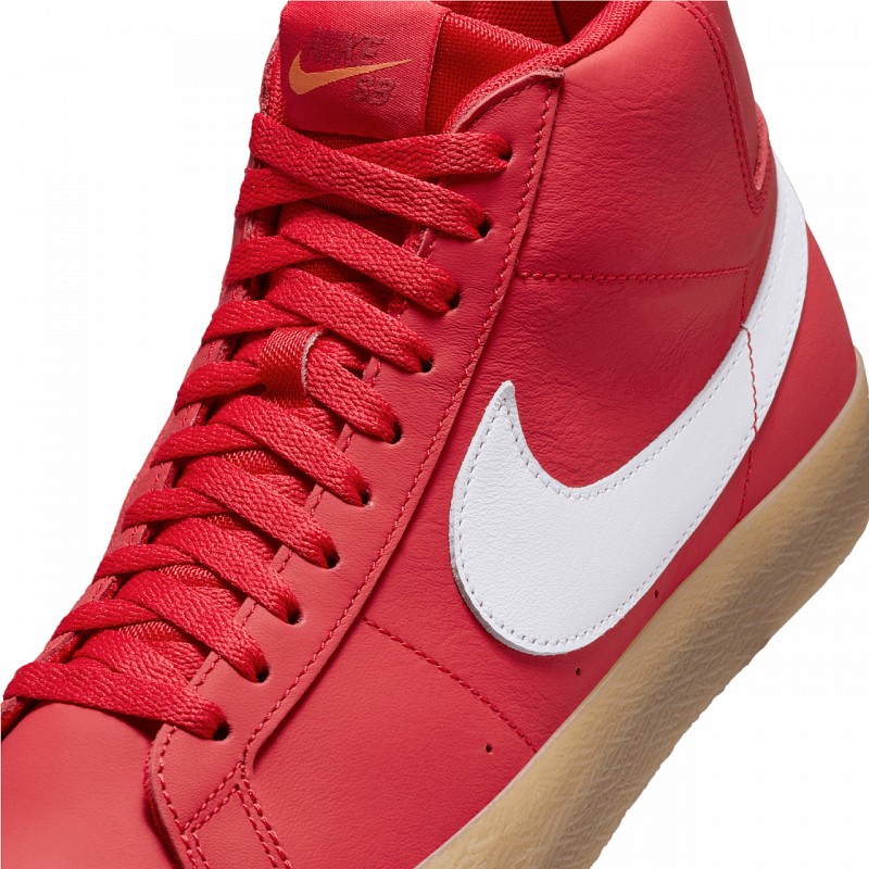 NIKE SB BLAZER MID UNIVERSITY RED/WHITE-WHITE
