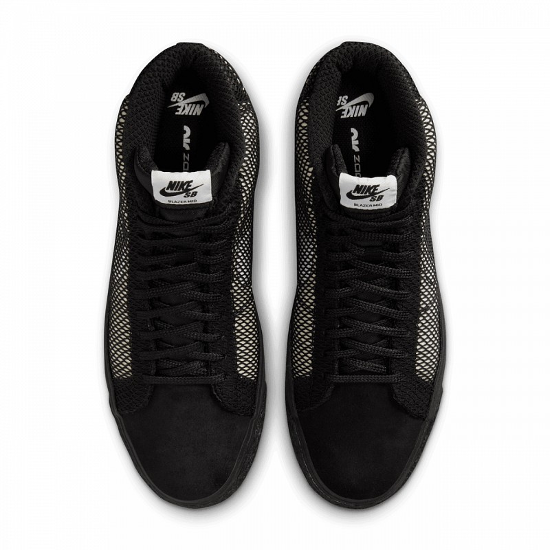 nike sb blazer black white