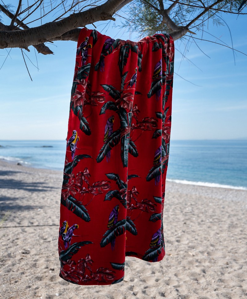 SLOWTIDE JUNGLE BIRDS TOWEL MULTI