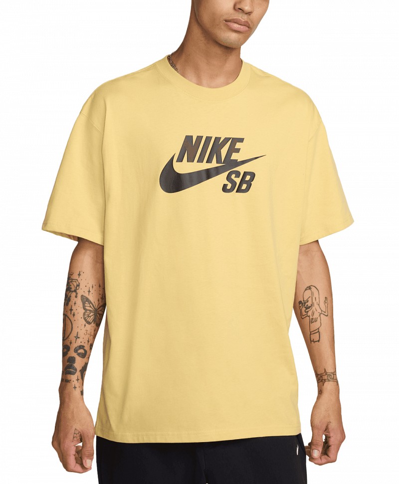 NIKE SB BIG LOGO TEE SATURN GOLD