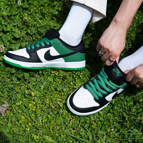 NIKE SB DUNK LOW PRO CLASSIC GREEN/BLACK-WHITE-CLASSIC GREEN