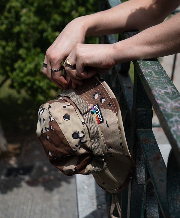 COLOR I-5 LACED BUCKET HAT COMBAT DESERT CAMO