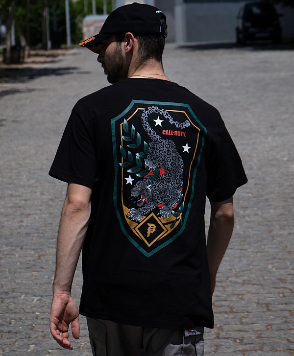 PRIMITIVE X CALL OF DUTY BLACK JAGUAR TEE BLACK